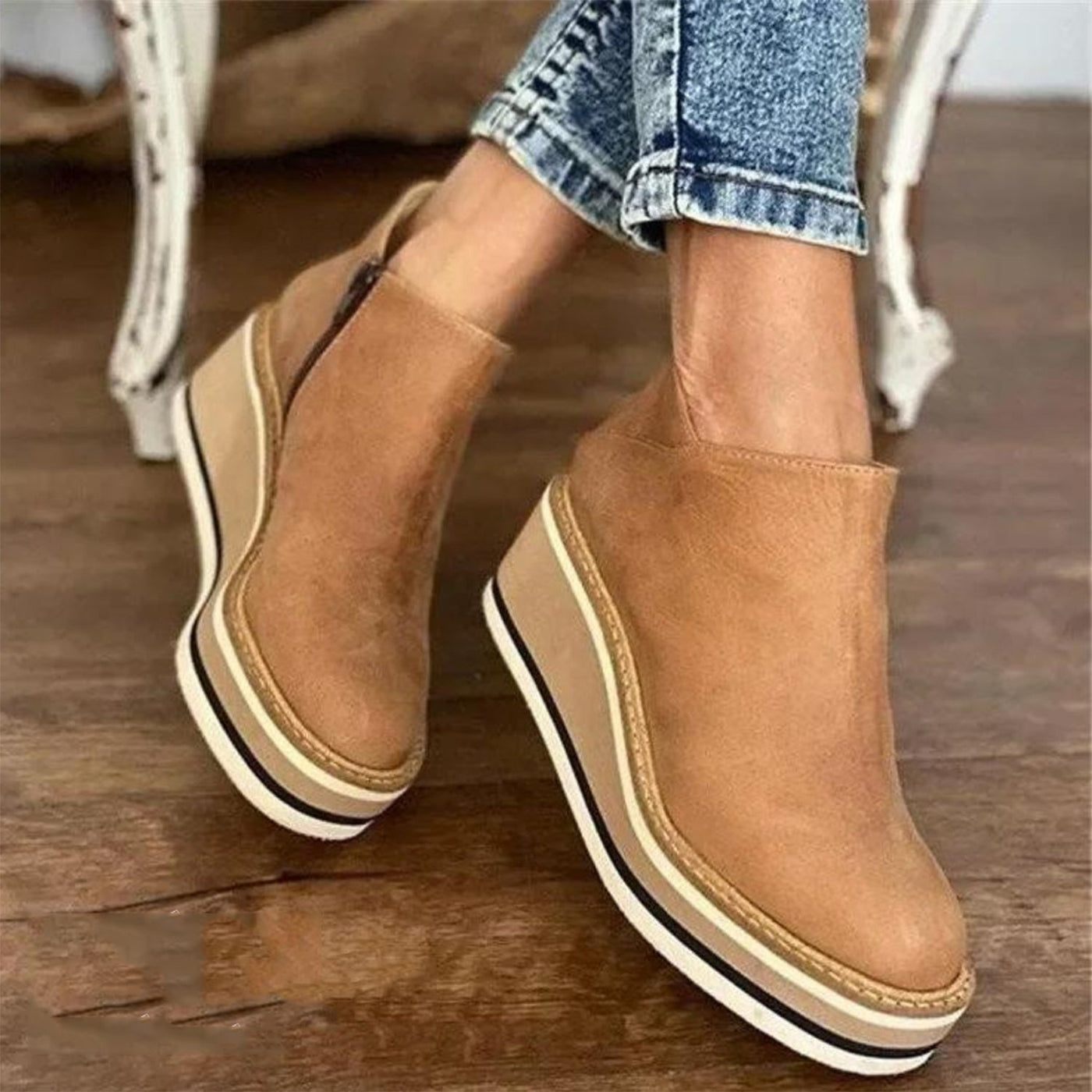 AJUSCO LEATHER SHOES | EverVow Premium®