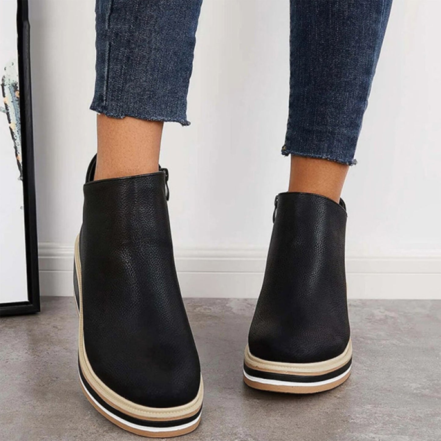 AJUSCO LEATHER SHOES | EverVow Premium®