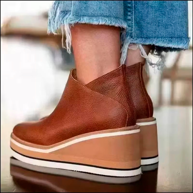 AJUSCO LEATHER SHOES | EverVow Premium®