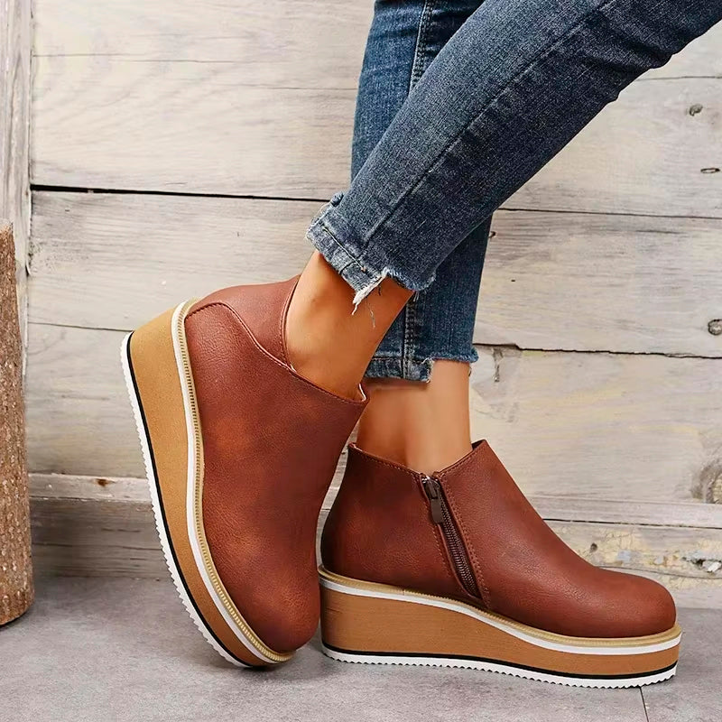 AJUSCO LEATHER SHOES | EverVow Premium®