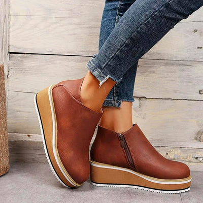 AJUSCO LEATHER SHOES | EverVow Premium®